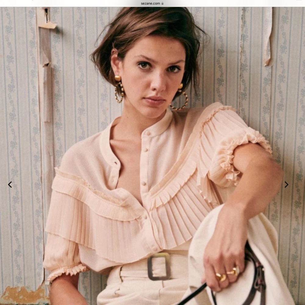 Sezane Chemise Tomette brand new with tag